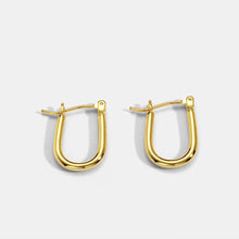 Boucles d'oreilles en forme de fer à cheval en U 