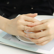 Gold Diamond Wave Ring