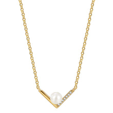 Bead inlaid diamond clavicle chain