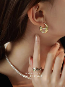 Hollow Simple Cool Style Earrings