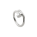 NAIL RING SILVER
